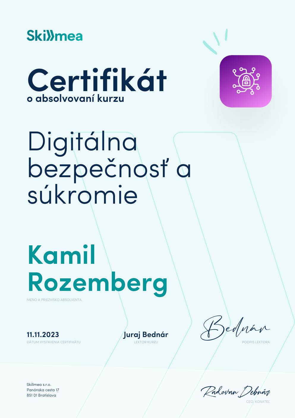 Digitálna bezpečnosť a súkromie